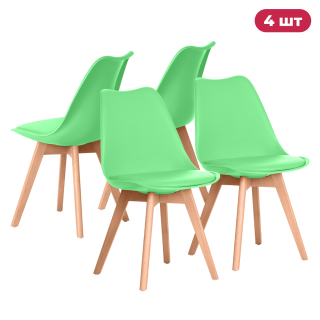 Комплект кухонных стульев Ergozen Frankfurt 4 шт зеленый